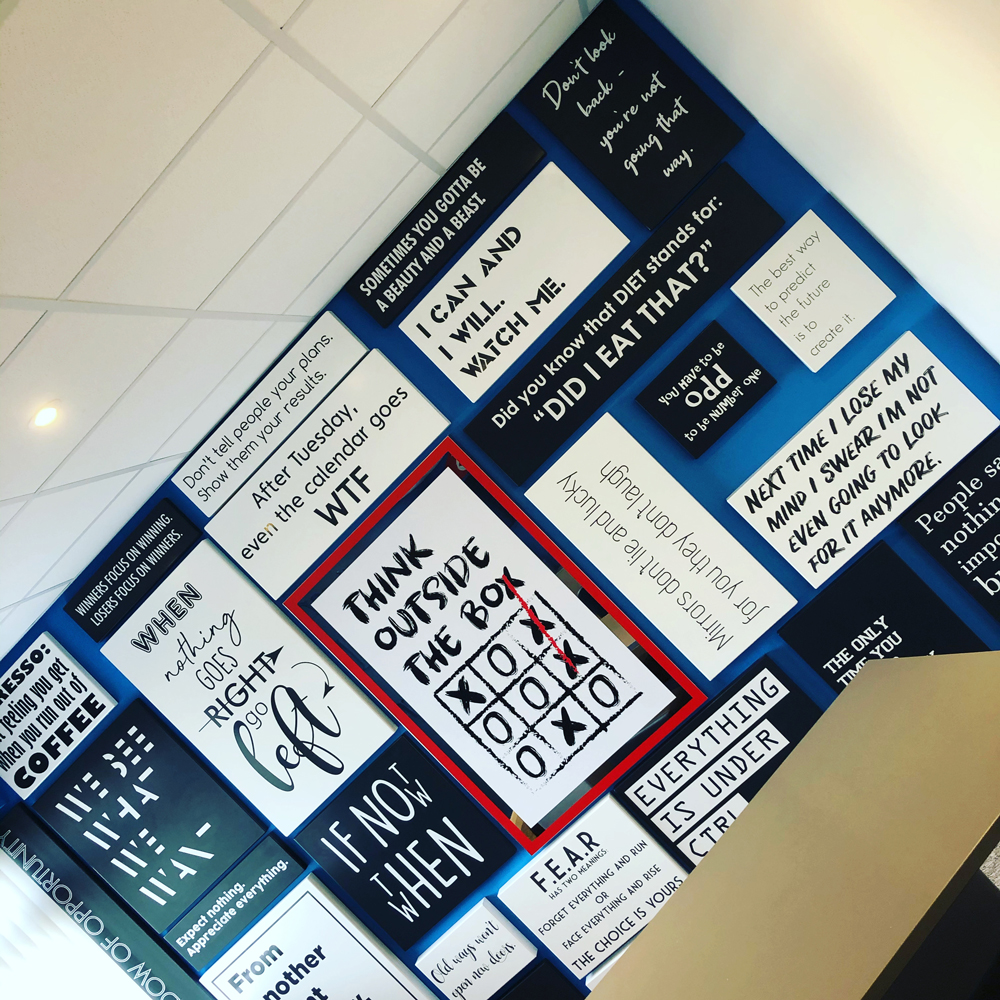 Sign Trays With Graphics